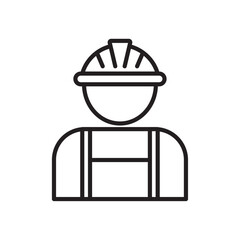 Labour icon Flat illustration sign