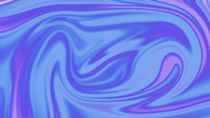 Blue purple abstract background. Swirled marble effect. Fluid motion. Glossy shiny texture. Gradient ombre blend. Wavy line stripe. Bright light glow metallic. Noise grain mesh