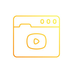 Online Video icon design