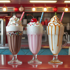 Classic Milkshake Trio