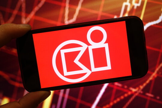 Konskie, Poland - January 06, 2025: CK Infrastructure company logo displayed on mobile phone