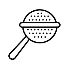 sifter icon, sifter line art - simple line art of sifter, perfect for sifter logos and icons and themed design 