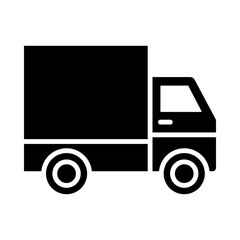Delivery Van glyph icon