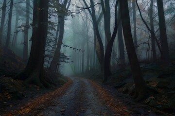 Fototapeta premium morning in the woods