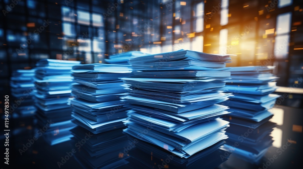 Poster efficient management of it files: streamlining document handling and organization in modern work env