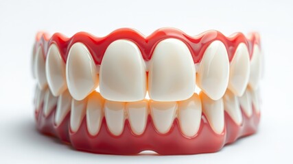 Obraz premium Wisdom Teeth Removal Dental Care Set Illustration - Bright White Background