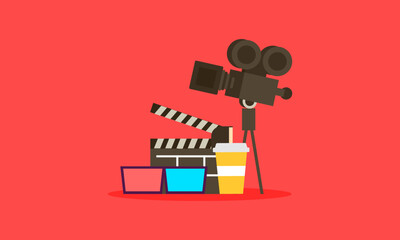 Film movie cinema theater poster vector 