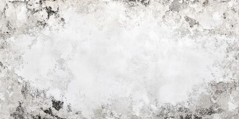 Grunge background texture showcasing a central empty white space with gray and black weathered edges creating a vintage marble surface design.