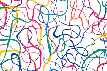 Whimsical colorful patterned illustrations for children's decor and creative projects featuring simple geometric forms