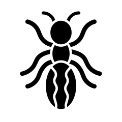 Ant glyph icon