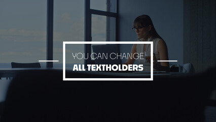 Elegant Text Reveal for Business Presentations