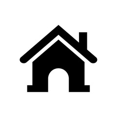 Home icon on transparent background 