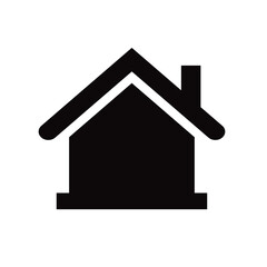Home icon on transparent background 