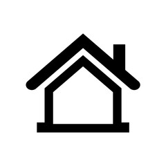 Home icon on transparent background 