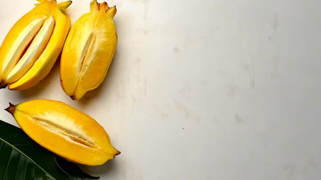Freshly harvested sapote fruits displayed on a clean surface in natural light