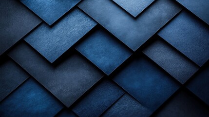 Geometric Repetition on blue Background for Design, Banner Template, Minimalist Abstract Wallpaper with Copy Space, Simple Geometric Modern Wallpaper for Text Placement and Creative Use