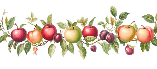 png Elegant Autumn Harvest Border Design