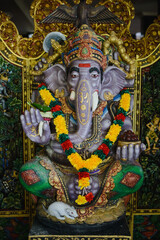 Obraz premium Deity figure, statue in Bali, Indonesia. Religion, culture