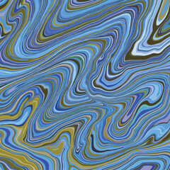 Abstract Psychedelic Swirl Pattern with Marble Texture – Digital Vector Art for Graphic Design, Decorative Backgrounds, and Creative Projects