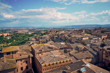 Naklejka premium Siena, Toskana, Italien