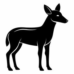 silhouette of a deer