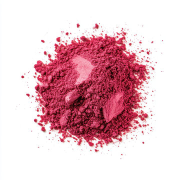 Vibrant beetroot powder in heap, showcasing its rich color and texture. Perfect for culinary and health uses