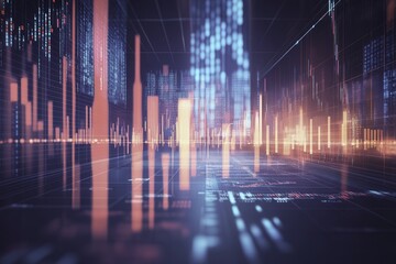 Abstract Data Visualization with Smooth Light Effects