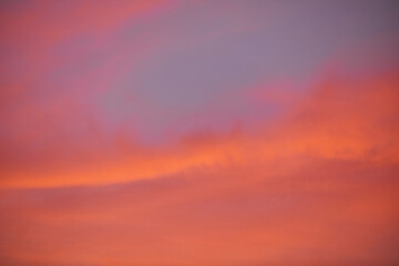 Low angle view of vivid sky during sunset