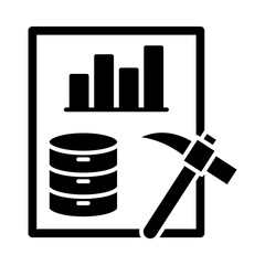 Data Mining – Pickaxe and Database Representing Extraction of Valuable Information