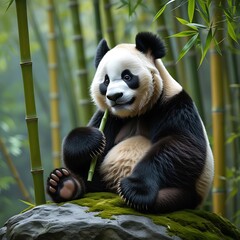 Obraz premium Panda Habitats: Where Do They Live?