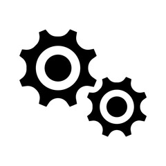 Configuration, gear icon on transparent background 