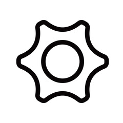 Configuration, gear icon on transparent background 