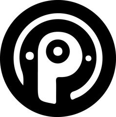 vector illustration of modern minimalist abstract symbol logo icon design for technology company.eps