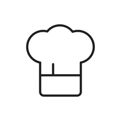 Chef icon Thin line vector