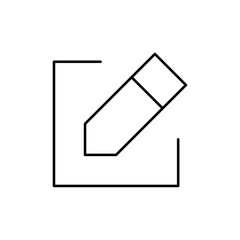 Edit icon Thin line vector