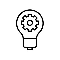 Innovation icon Thin line vector