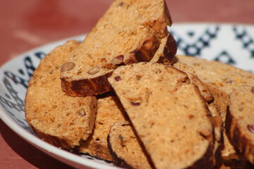 Fekkas Close Up, Traditional Moroccan Cookie