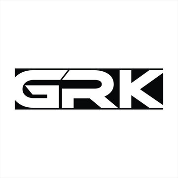 GRK Luxury Initial Letters Monogram Logo GRK hoem icon