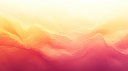 Fototapeta premium Gradient transition from soft yellow to pale orange creates a warm and inviting atmosphere, ideal for artistic backgrounds and design projects