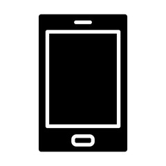 Cell Phone Vector Glyph Icon Design