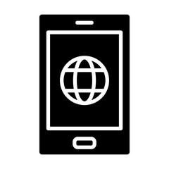 Internet Vector Glyph Icon Design