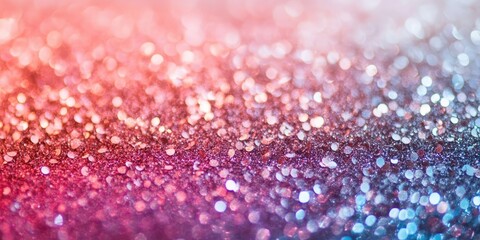Glittery paper texture in vibrant gradient hues of pink, blue, and silver, creating a celebratory and festive backdrop with soft focus.