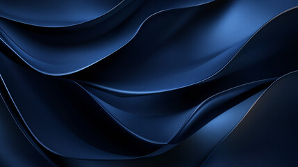 Fototapeta premium An abstract midnight blue design with swirling patterns, soft gradients, and glowing highlights, ideal for creating visually stunning and atmospheric digital art and branding.