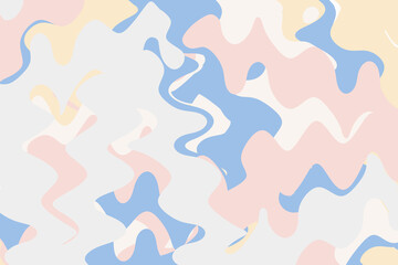 Fototapeta premium Pink blue yellow abstract background. Illustration for banner, poster, card