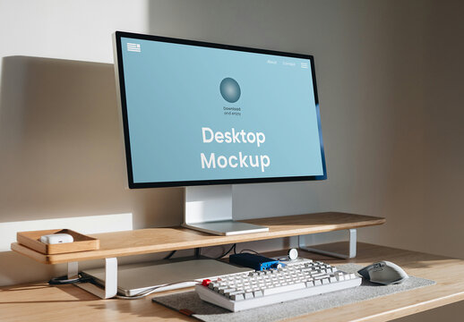Desktop Display Mockup