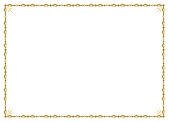 高級、レトロ、ヴィンテージ、シンプルで装飾的なフレーム、背景素材127