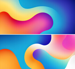 Abstract neon background color led artificial intelligence, bright colorful splashes, modern futuristic texture, canvas for background, Generative AI
