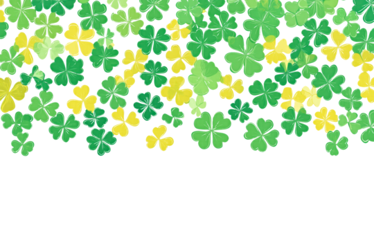 St. Patrick's Day Clover Shamrock Background