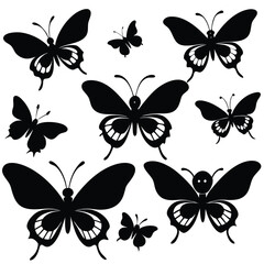 Fototapeta premium set of butterflies