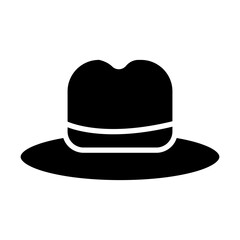 Hat Vector Glyph Icon Design